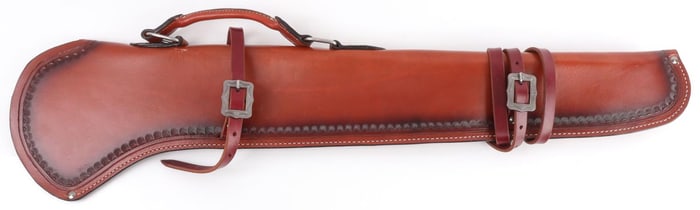 37 INCH LEATHER RIFLE SCABBARD