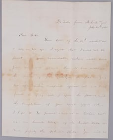 1863 LETTER NEWS OF MORGAN RAID & BRAGG RETREAT