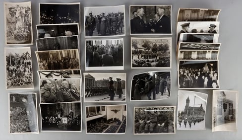 LOT OF 26 WWII GERMAN THIRD REICH PRESS PHOTOS