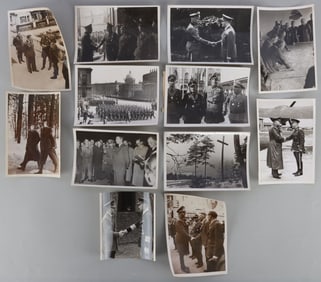 LOT OF 12 WWII GERMAN HEINRICH HOFFMAN PHOTOGRAPHS