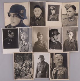 LOT WWII GERMAN THIRD REICH CHILD SOLDIER PHOTOS