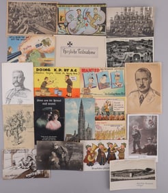 LOT 14 WARTIME PROPAGANDA POSTCARDS US THIRD REICH