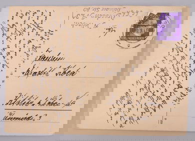 WWII GERMAN REICH ADOLF HITLER PARTIAL SIGNATURE