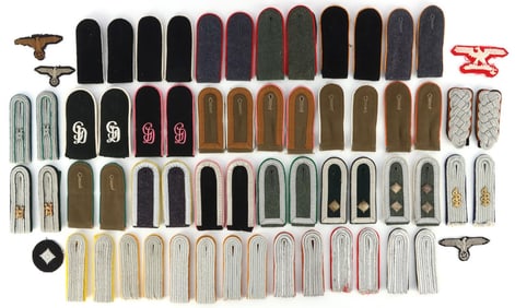 WWII GERMAN THIRD REICH SHOULDER BOARD LOT