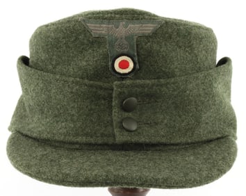 WWII GERMAN MOUNTAIN TROOP M43 FIELD CAP EREL