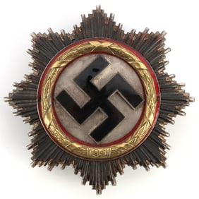 WWII THIRD REICH GERMAN CROSS IN GOLD