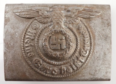 WWII GERMAN THIRD REICH SS BELT BUCKLE