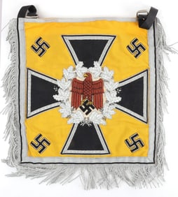 WWII GERMAN ARMY REGIMENTAL TRUMPET BANNER