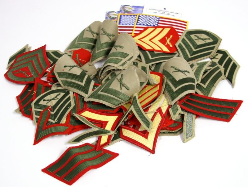 3UNITED STATE MARINE CORP RANK INSIGNIA: USMC multi-conflict. In very good condition.