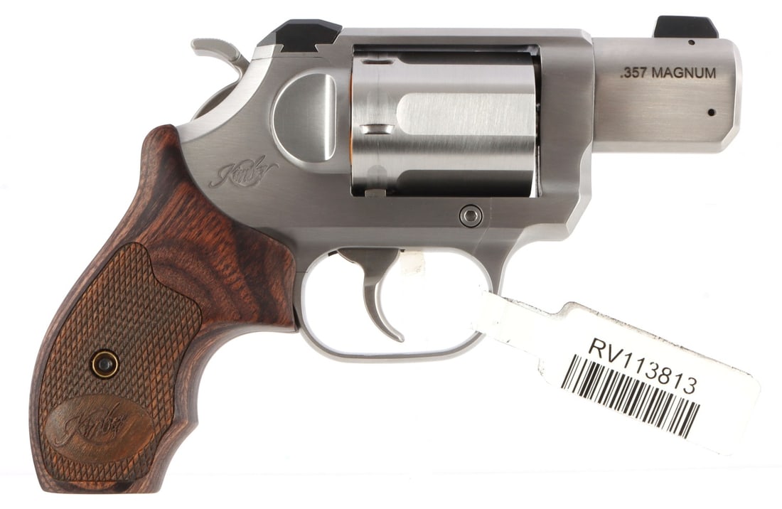 KIMBER K6S DASA 2IN .357 MAGNUM REVOLVER NIB: New in box Kimber K6S DA/SA revolver with 2-inch barrel, brushed stainless finish and wood grips. FFL required for transfer. No international shipping. Know your state's firearm laws before bidding. C