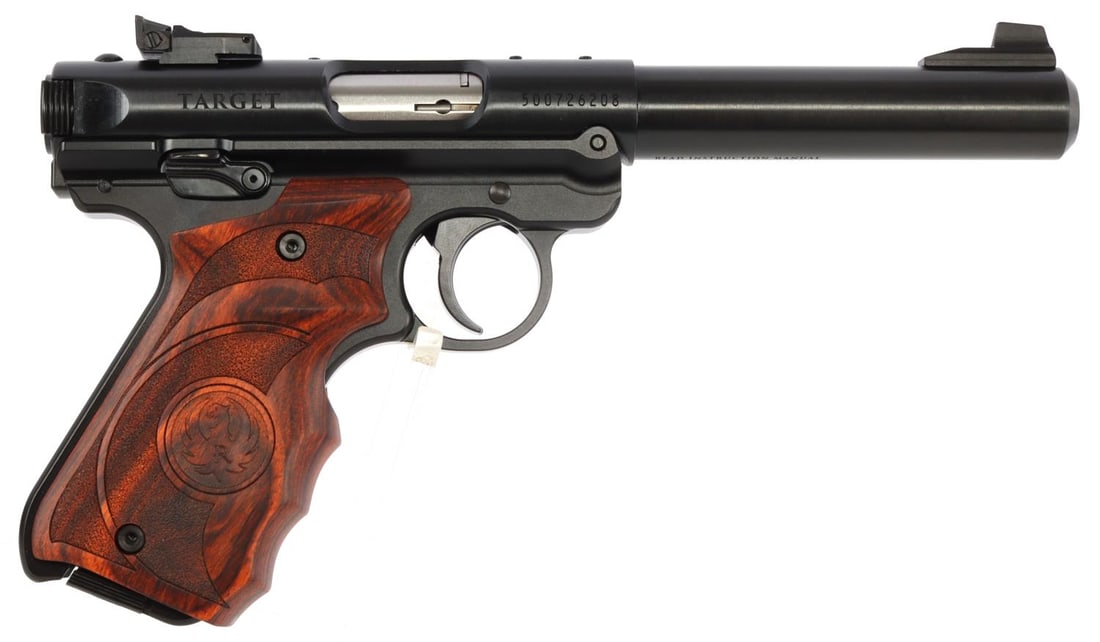 RUGER MARK IV 22 LR SEMI AUTO PISTOL NIB: New in box. Ruger Mark IV semi-auto pistol. 22 LR caliber. 5.5-inch barrel. 10+1 capacity, SKU: 40159. FFL required for transfer. No international shipping. Know your state laws prior to bidding. Cali
