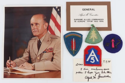 NATO SUPREME COMMANDER ALFRED GRUENTHER PATCHES