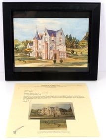 PRE WWII ADOLF HITLER PAINTING SIGNED COA INCLUDED