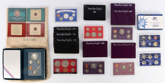 COIN LOT EISENHOWER PROOF SILVER  & CLAD