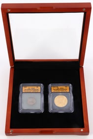 THE ORIGINAL BUFFALO SET GOLD 1 OZT ICG MS 70