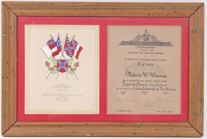 1955 PHILATELIC CONVENTION CUBA CONFEDERACY CSA