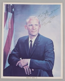 BUZZ ALDRIN ASTRONAUT AUTOGRAPHED PHOTOGRAPH NASA