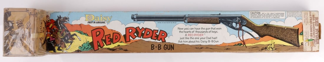 VINTAGE DAISY RED RYDER BB GUN IN ORIGINAL BOX: Mint, original condition. NIB, new old stock.