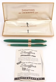 SHEAFFERS SNORKEL FOUNTAIN PEN & PENCIL IN CASE