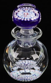 ST KILDA MILLEFIORI GLASSWARE PERFUME BOTTLE