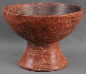 PRECOLUMBIAN ECUADORIAN POLYCHROME VESSEL