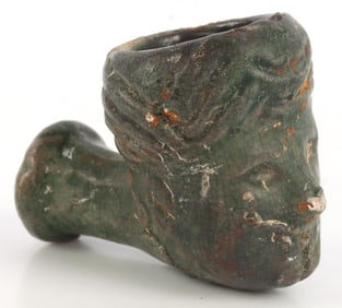 18TH CENTURY SHORT STEMMED TURKISH PIPE