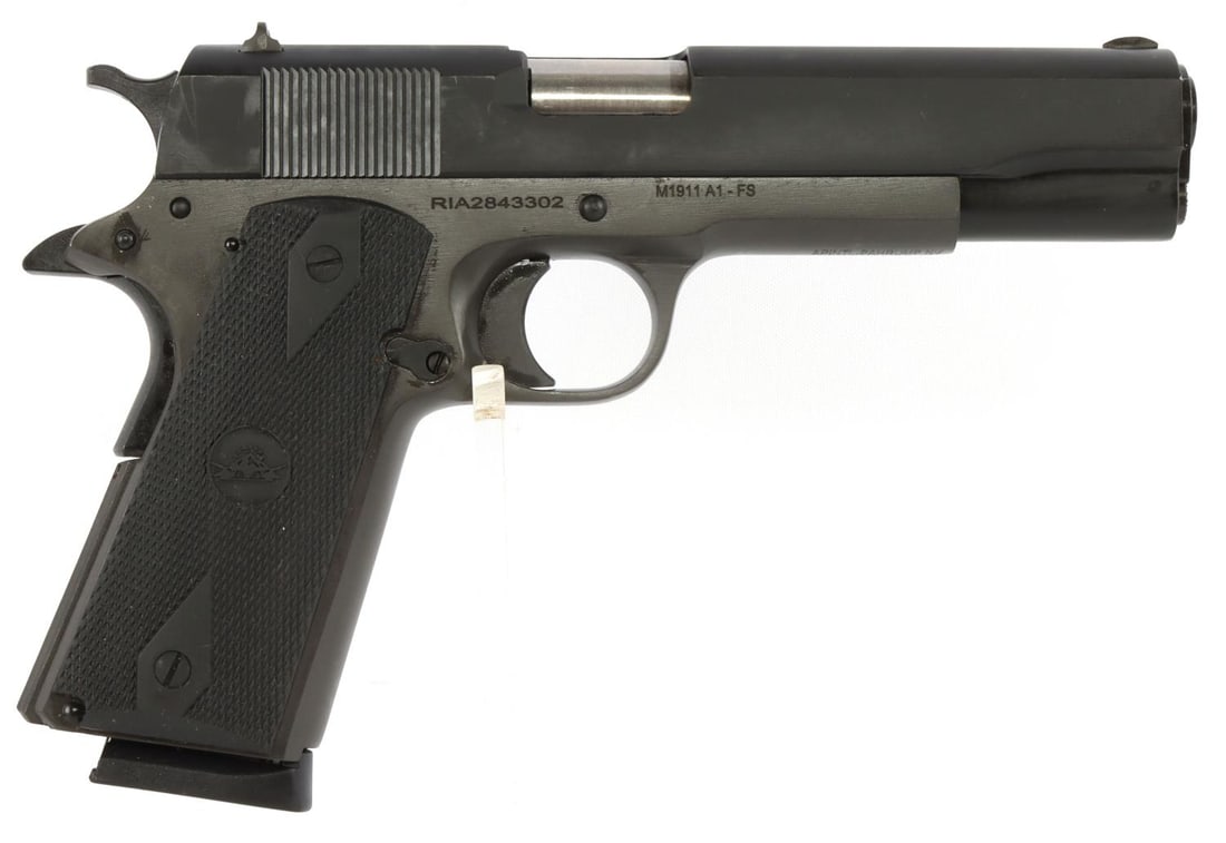ROCK ISLAND M1911 45 ACP SEMI AUTO PISTOL NIB: New in box. Rock Island Armory M1911 A1, 45 ACP caliber. 5-inch barrel. 8+1 capacity. Two (2) magazines included. SKU: 56424. FFL required for transfer. No international shipping. Know your state laws
