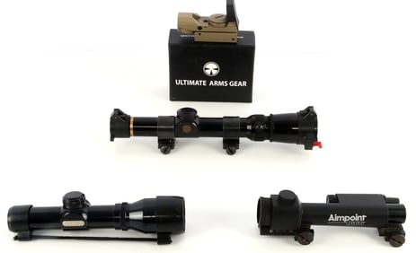LOT OF 4 ASSORTED SIMMONS AIMPOINT ULTIMATE SCOPES
