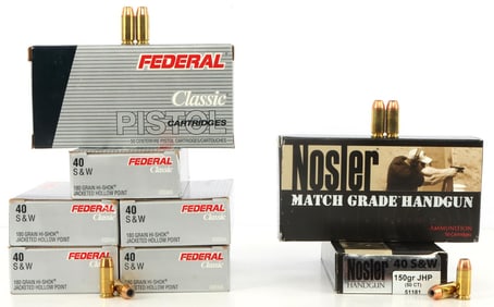 400 ROUNDS .40 S&W JHP PERSONAL DEFENSE AMMO