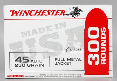 300 RDS WINCHESTER 45 AUTO 230 GR FMJ AMMO