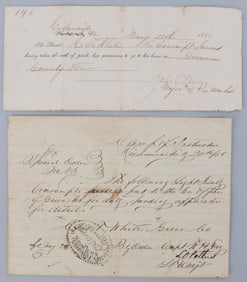 1865 CIVIL WAR RICHMOND PAROLE & CONSCRIPTION DS
