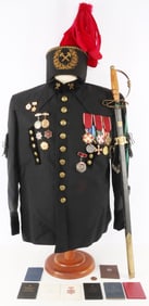 COLD WAR POLISH MINER PARADE GALA UNIFORM & SWORD