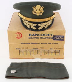 US ARMY BANCROFT LT. COLONEL NEW IN BOX VISOR