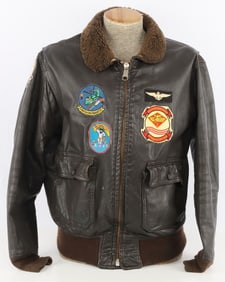 VIETNAM G-1 SZ 44 USMC 5 PATCH FLIGHT JACKET