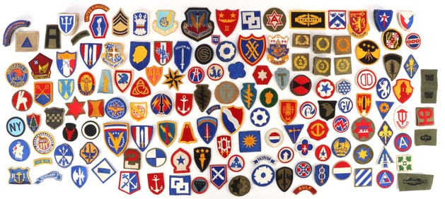 200+ PCS LOT WWII KOREA VIETNAM US UNIFORM PATCHES