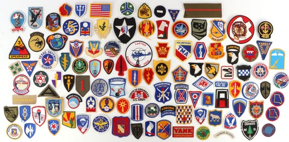 200+ PCS LOT WWII KOREA VIETNAM US UNIFORM PATCHES