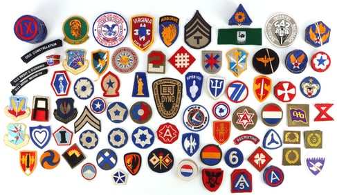 200+ PCS LOT WWII KOREA VIETNAM US UNIFORM PATCHES