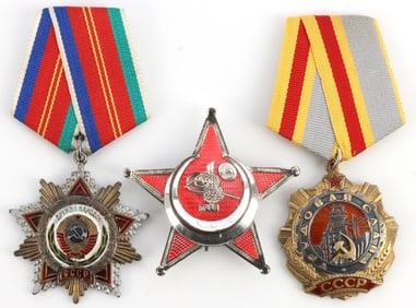 LABOUR OF GLORY ORDER OF FRIENDSHIP GALLIPOLI STAR