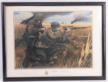 MAX CRACE WAFFEN SS SNIPER ARTIST PROOF XIV