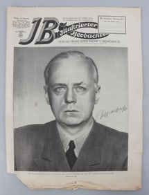 WWII THIRD REICH JOACHIM VON RIBBENTROP AUTOGRAPH