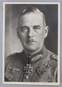 WWII GERMAN THIRD REICH WILHELM KEITEL AUTOGRAPH