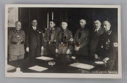 WWII GERMAN THIRD REICH GUSTAV SIMON AUTOGRAPH
