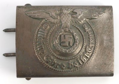 WWII GERMAN THIRD REICH SS BELT BUCKLE