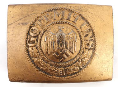 WWII GERMAN HEER BELT BUCKLE BY HERMAN KNOLLER