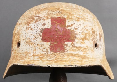 WWII GERMAN THIRD REICH STAHLHELM SS DECAL DESERT