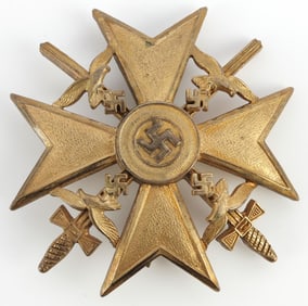 WWII GERMAN CONDOR SPANISH CROSS WITH SWORDS