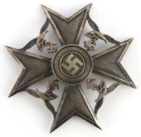 WWII GERMAN CONDOR SPANISH CROSS WITH SWORDS
