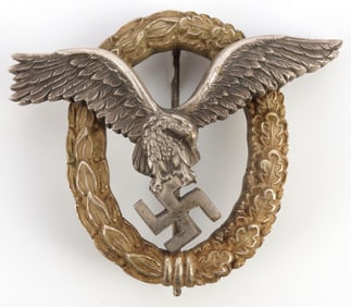 WWII GERMAN THIRD REICH LUFTWAFFE PILOTS BADGE