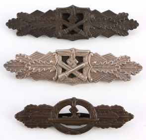 WWII GERMAN THIRD REICH COMBAT CLASPS