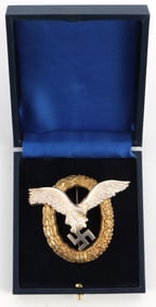WWII GERMAN THIRD REICH PILOT OBSERVER BADGE